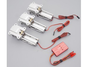 JP Hobby ER-150 Alloy Electric Retract System With Nose Gear - 3 Outside (15mm)